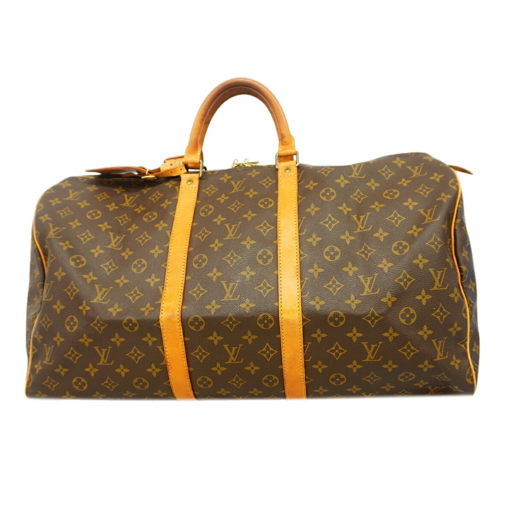 Louis Vuitton Bags - Boston Monogram Keepall 55 M41424 Brown Men's & Women's